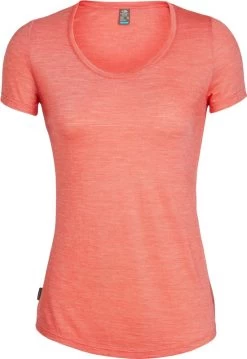 Icebreaker – Wmns Sphere SS Scope – Ember-snow-stripe