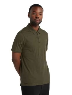 ICEBREAKER M Tech Lite II Ss Polo Loden
