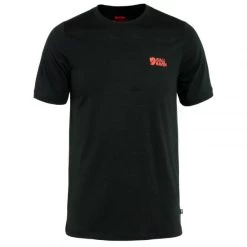 FJALLRAVEN Abisko Wool Logo Ss M Black