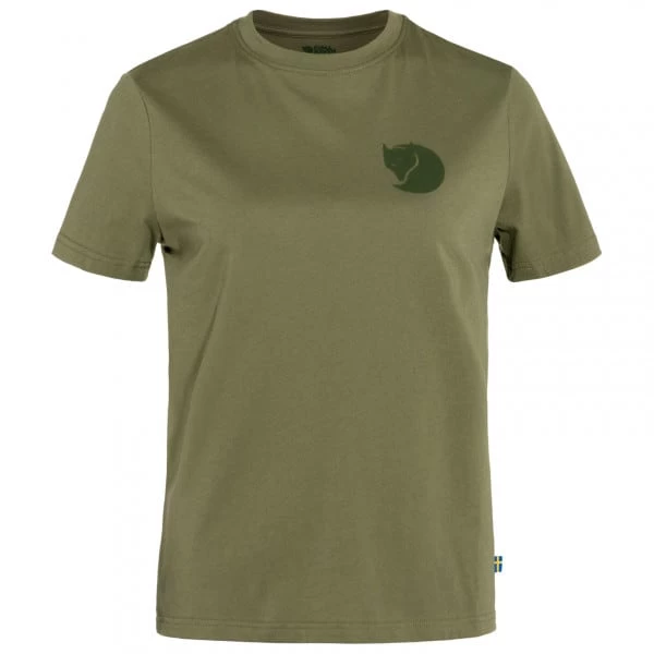 FJALLRAVEN Fox Boxy Logo T W Green