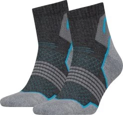 HEAD – Hiking Quarter 2 Pack Grey-blue – Wandelsokken