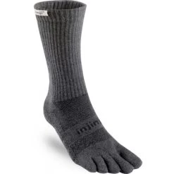 Injinji Trail Midweight Crew Coolmax Granite