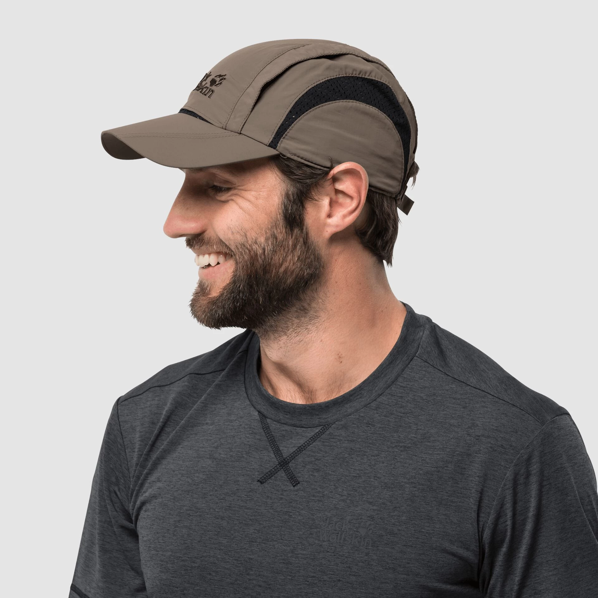 Jack Wolfskin – Vent Pro Cap Unisex | Siltstone - Afbeelding 2