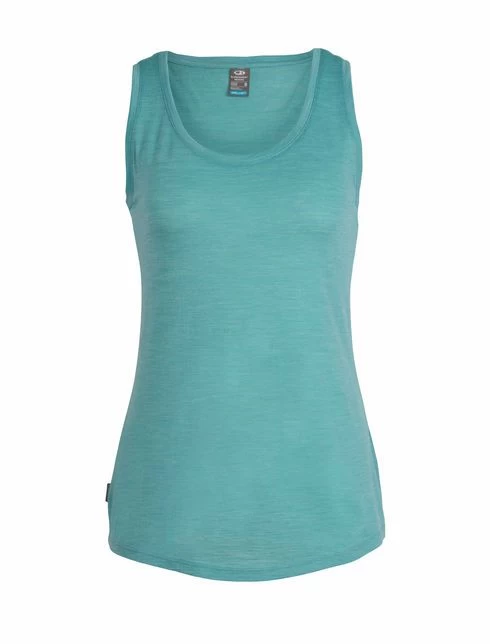 Icebreaker – Womens Sphere Tank – Ocean