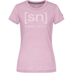 Super.natural Super Natural – Dames Logo T-shirt – Essential Pink