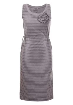 Torstai Jurk – Fie – Dames – Grijs/bruin