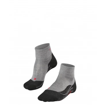 Falke β TK5 Short β Dames β Grijs-zwart